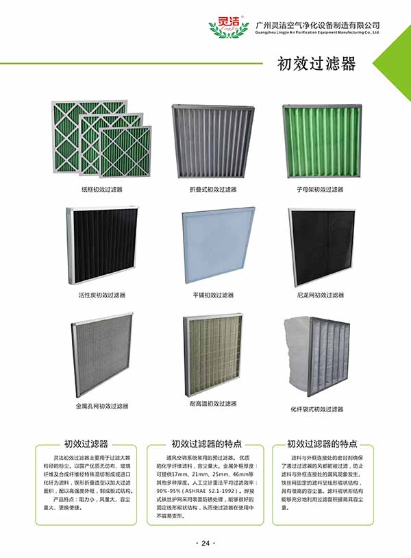 【采購】高效過濾器、初效過濾器（晶興）