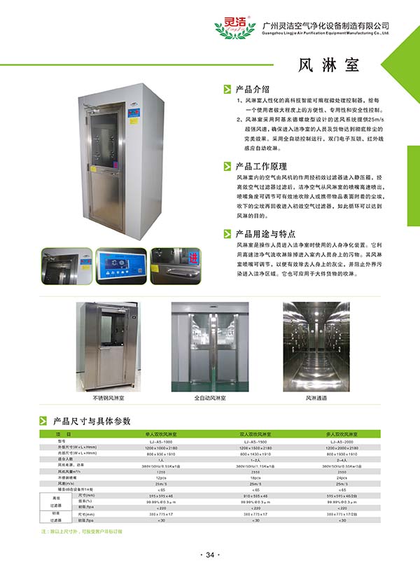 全冷板風(fēng)淋室的構(gòu)造及特點